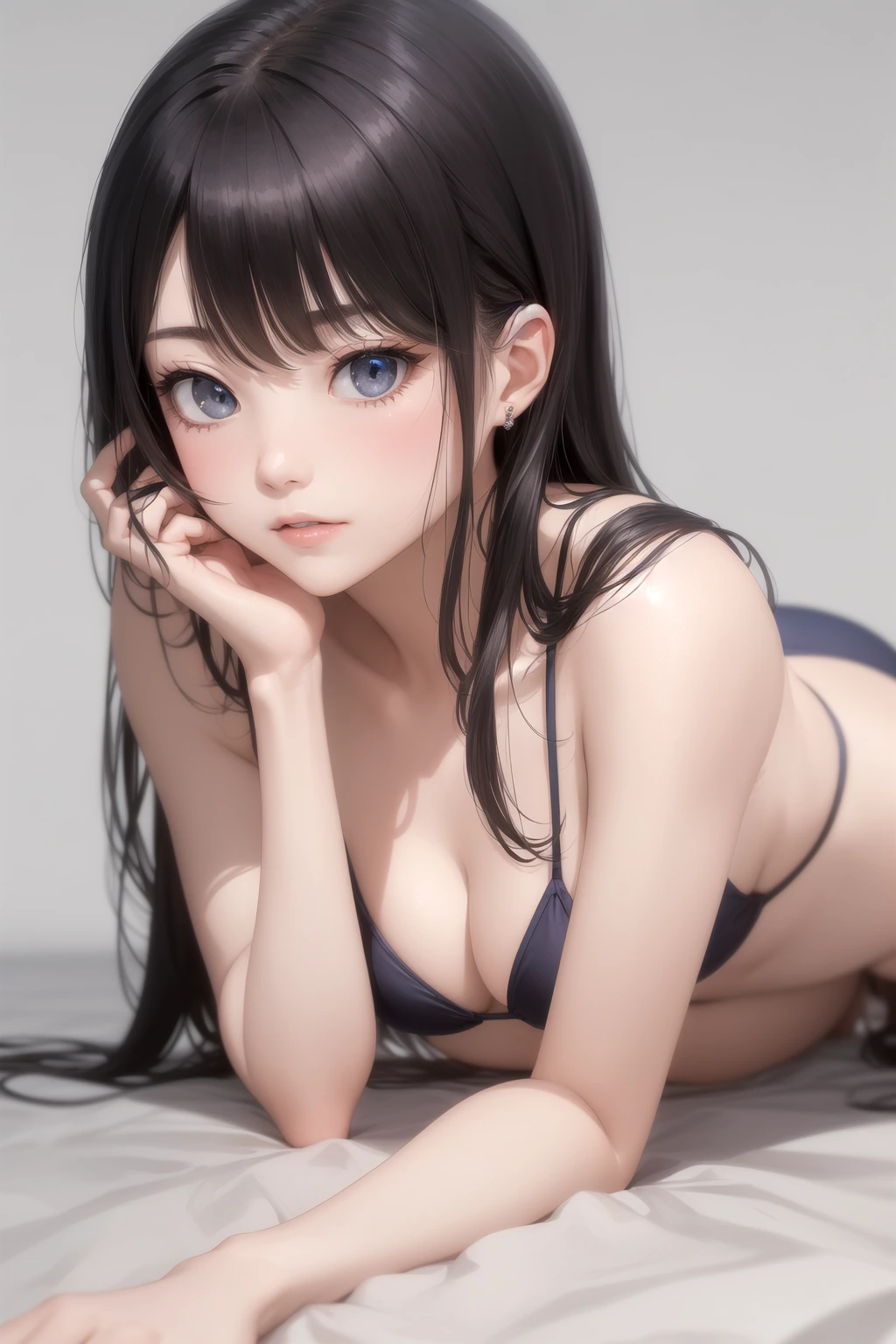 うつ伏せで雑誌