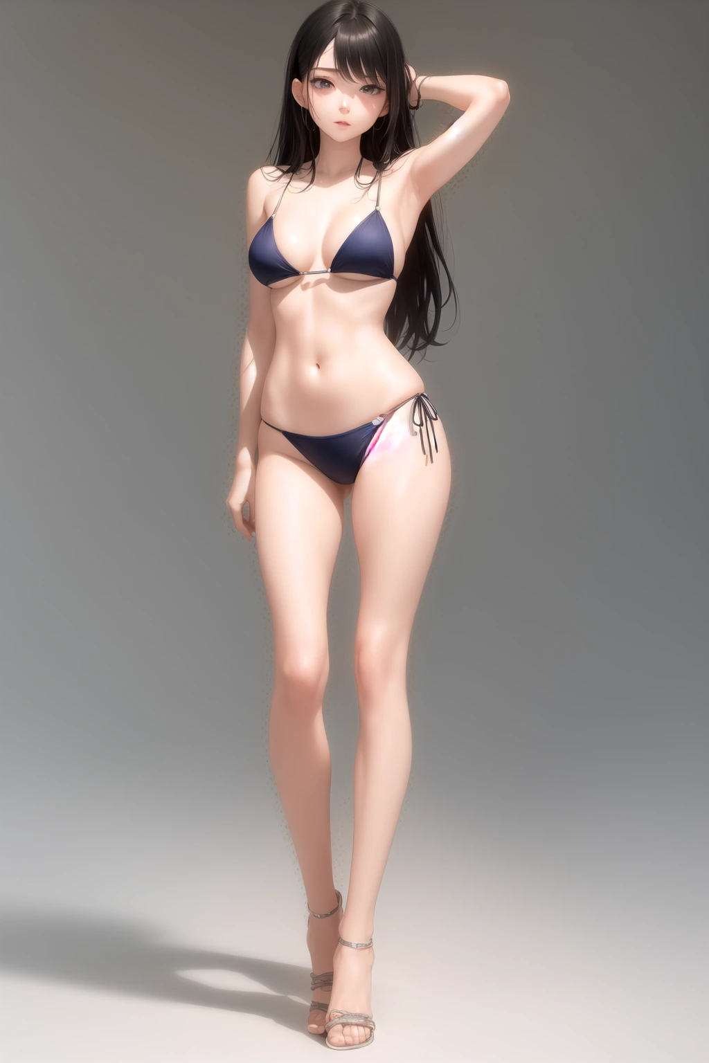 肩紐を軽く直す