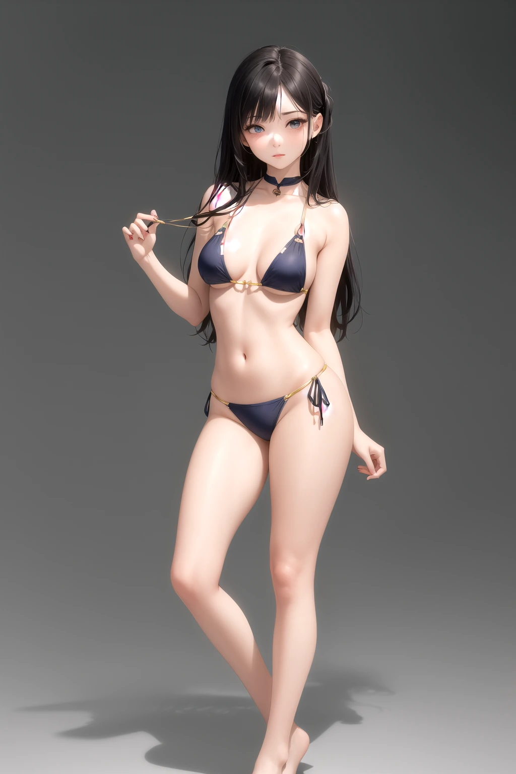 腰のラインを強調