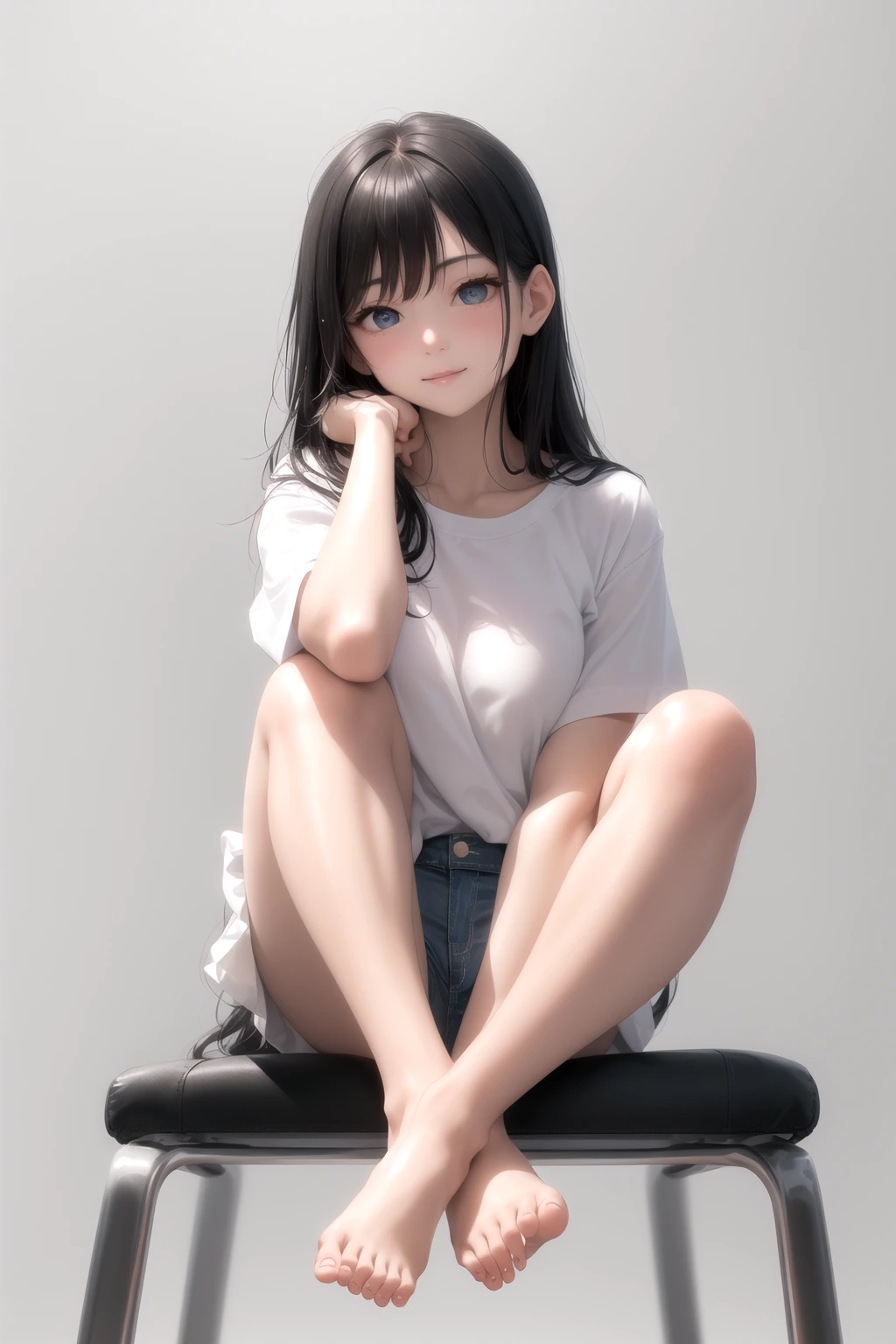 脚を組む
