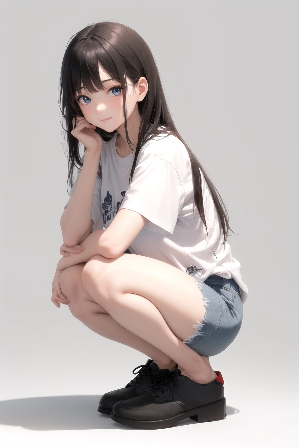 靴ひもを結ぶ