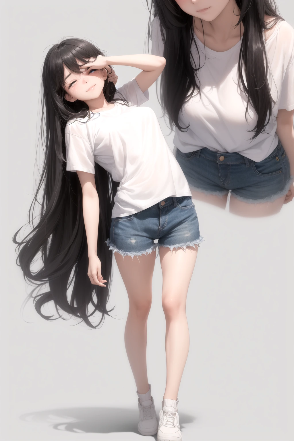涙を拭う