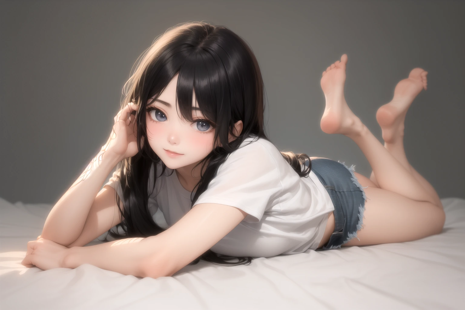 腕で目を覆う