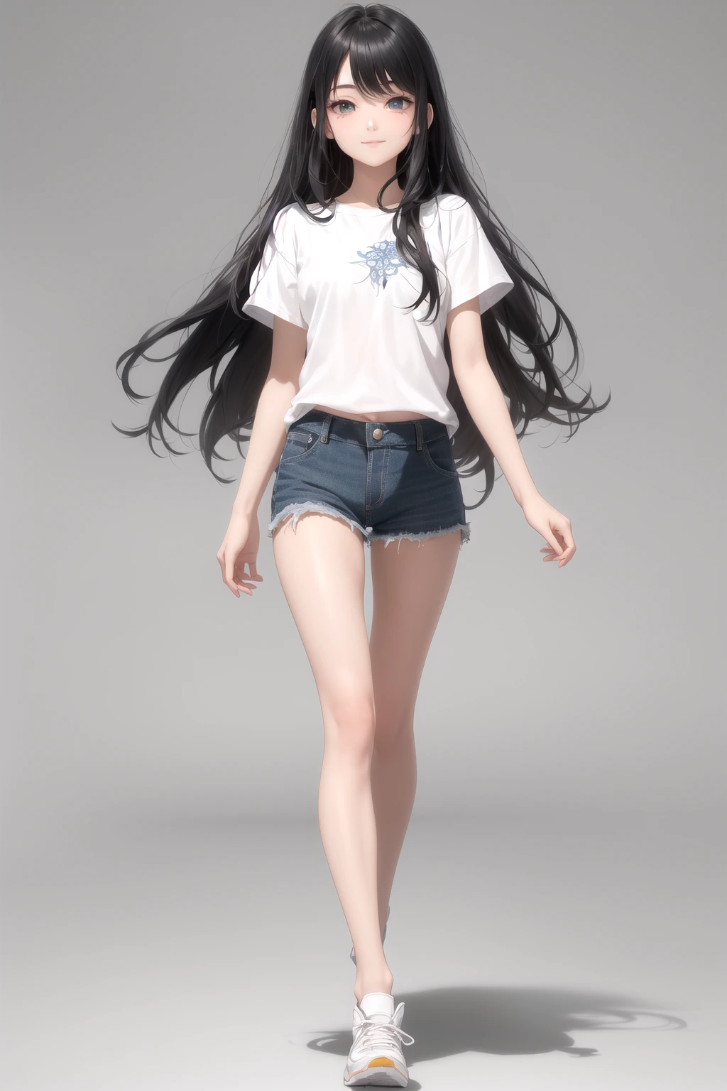こちらへ歩く