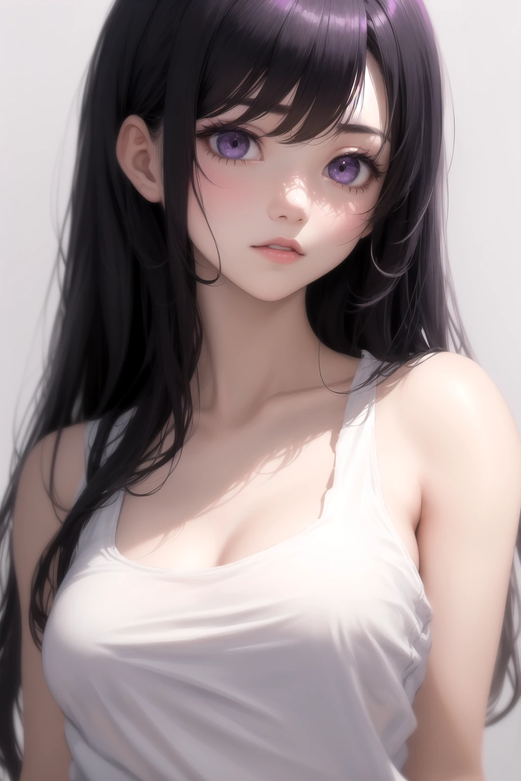 紫の光
