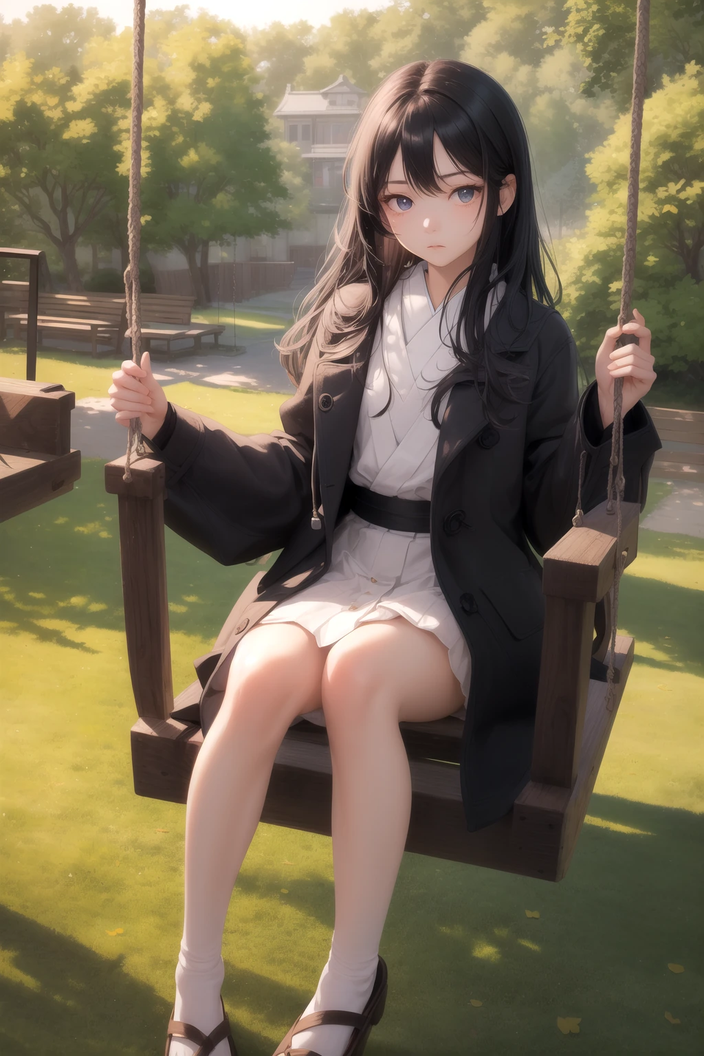 夕暮れの公園