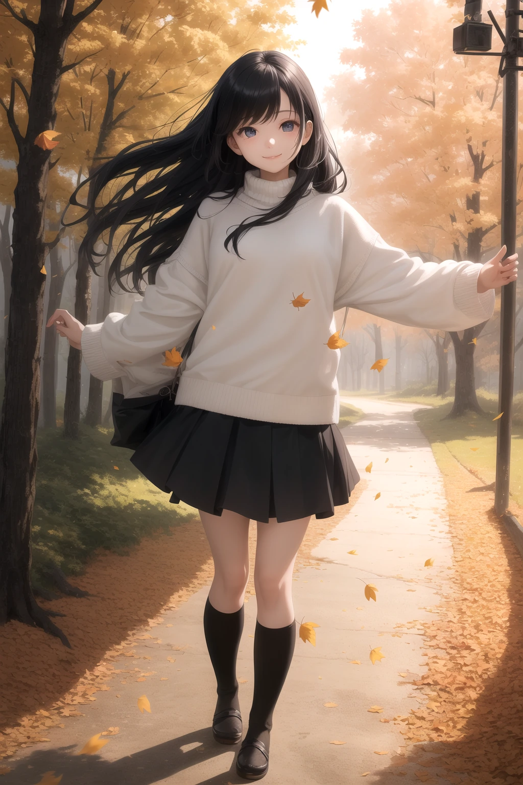 落ち葉のプール
