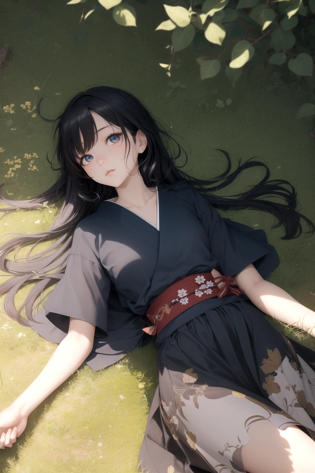 芝生の丘