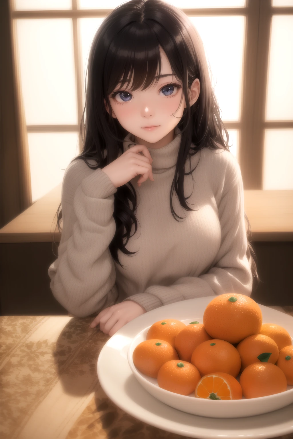 こたつでみかん