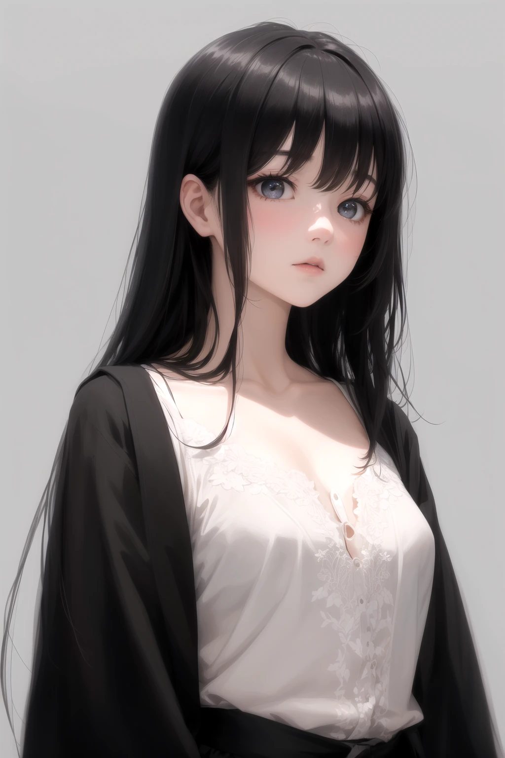 遠くを見る