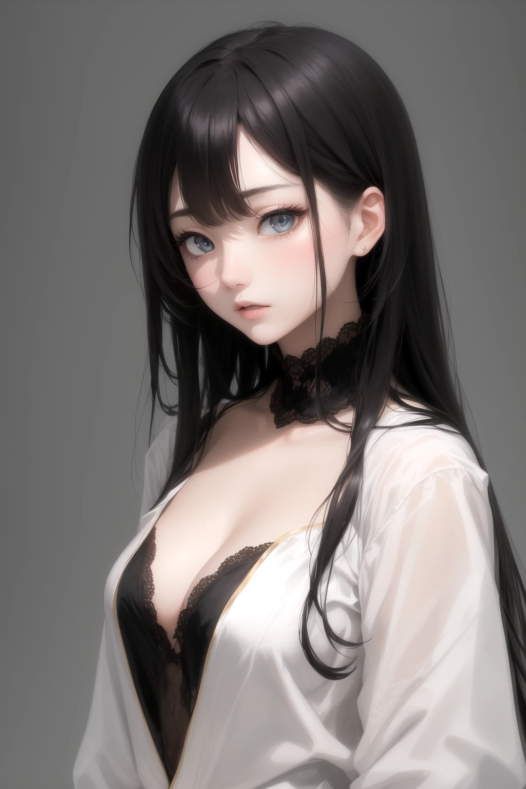 挑発的な流し目