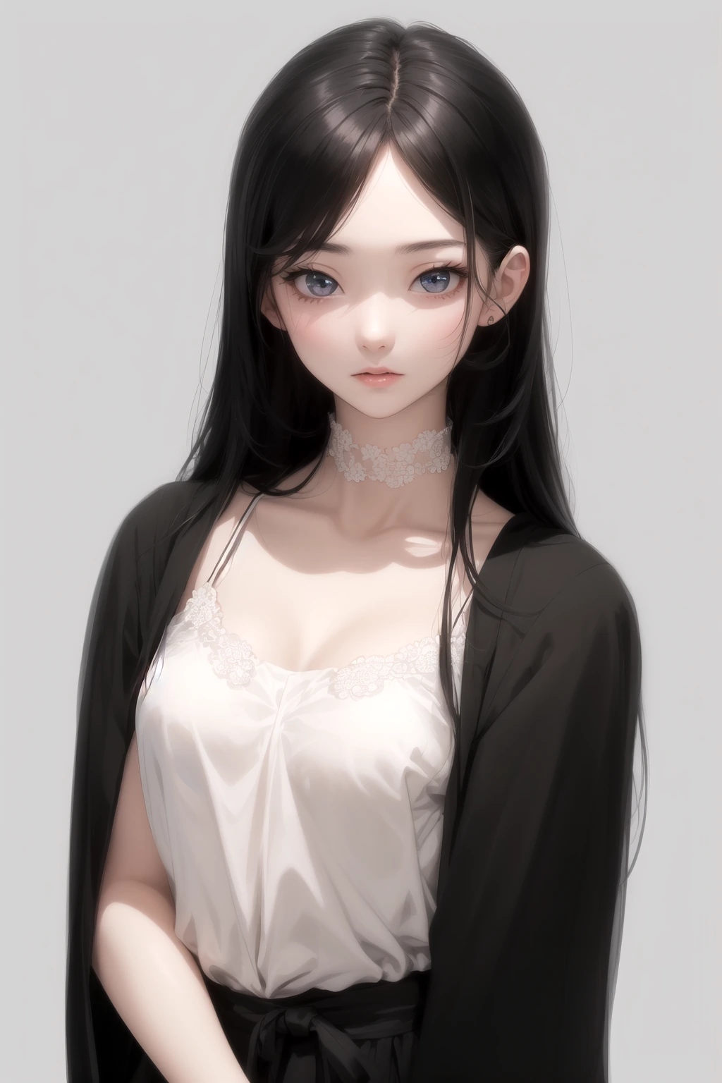 横を見る