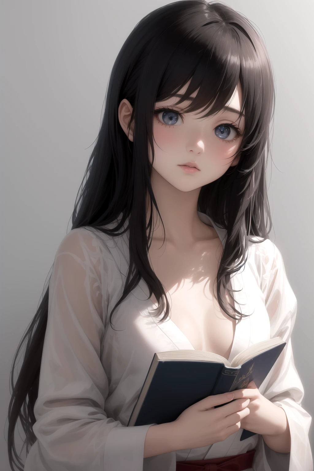 本を見る