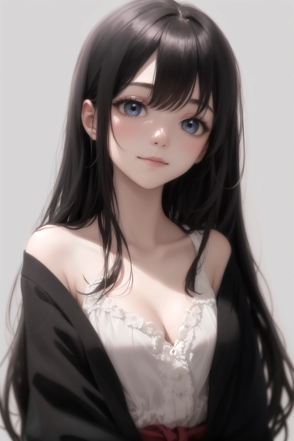 高俯瞰×上目で微笑む