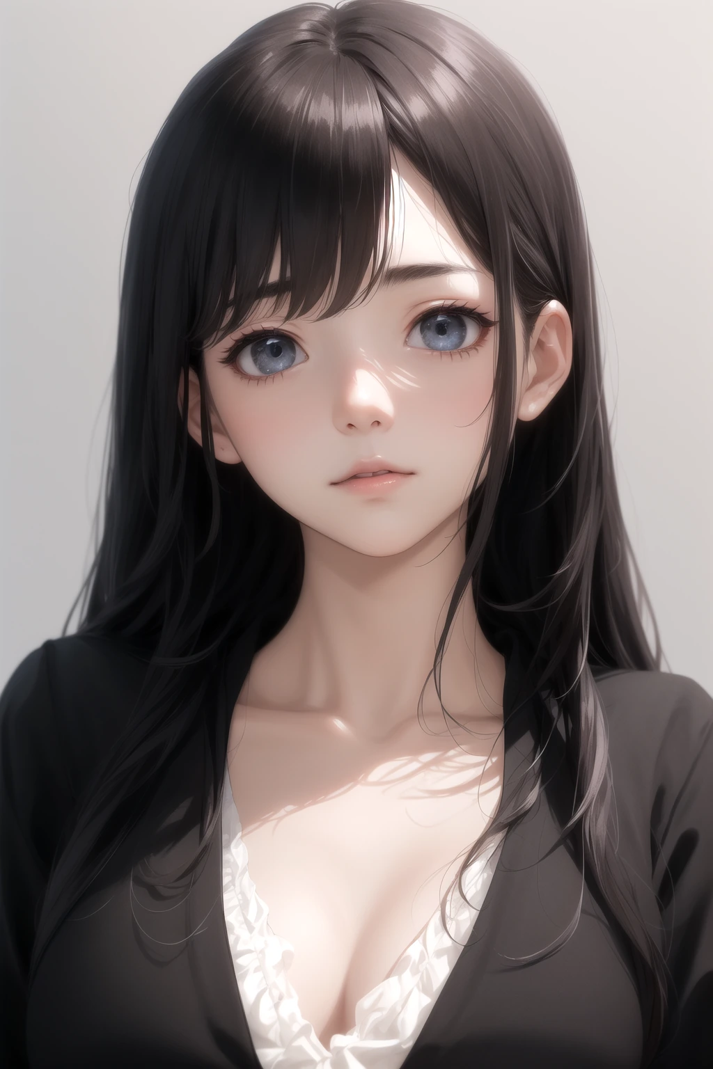 上目遣いで小首かしげ×見下ろし