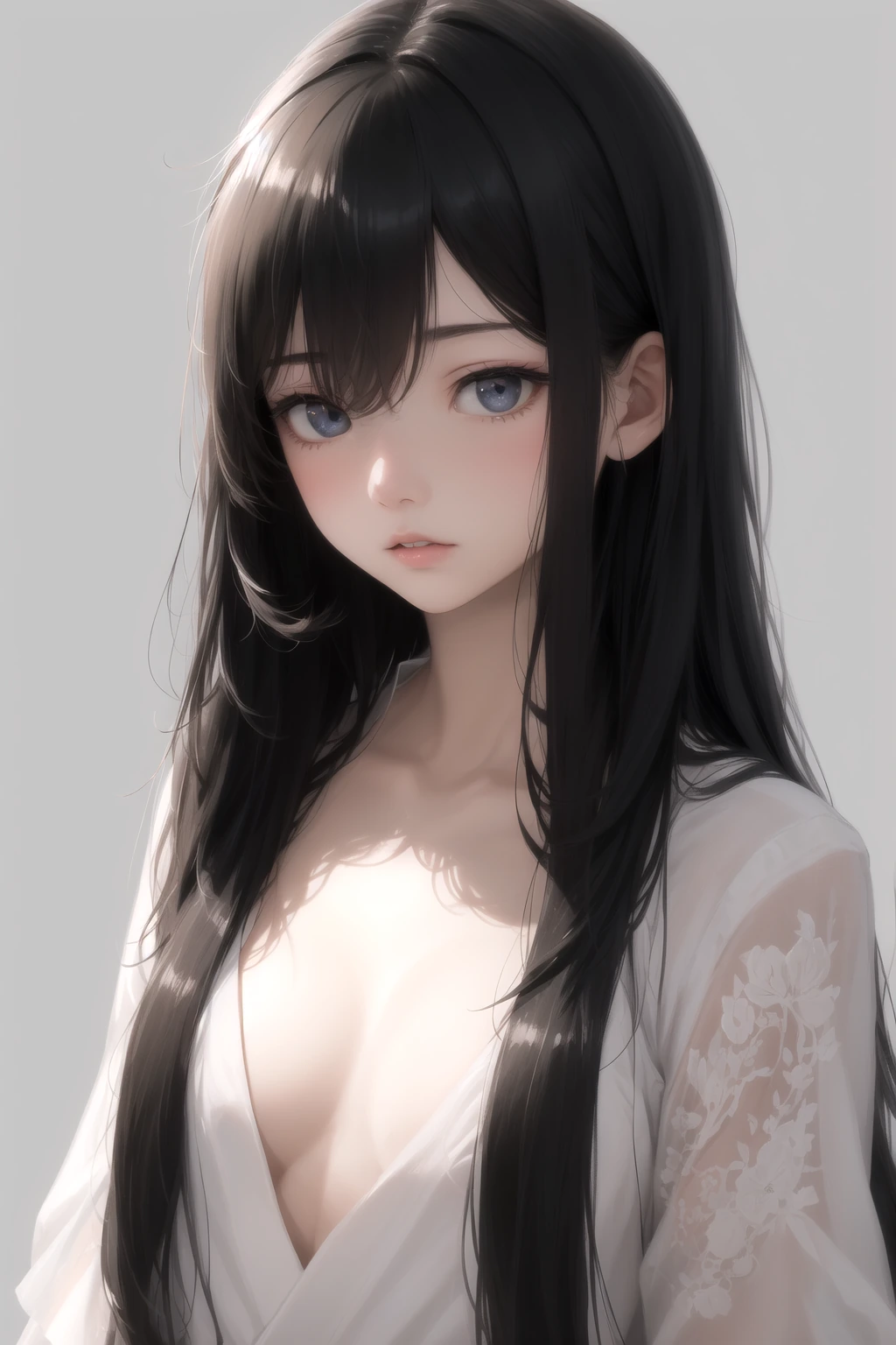 伏し目がち