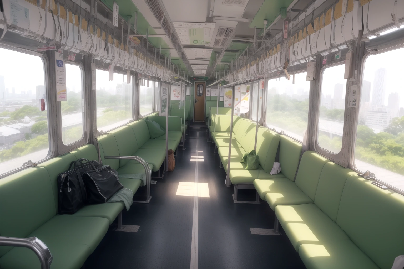 電車の中