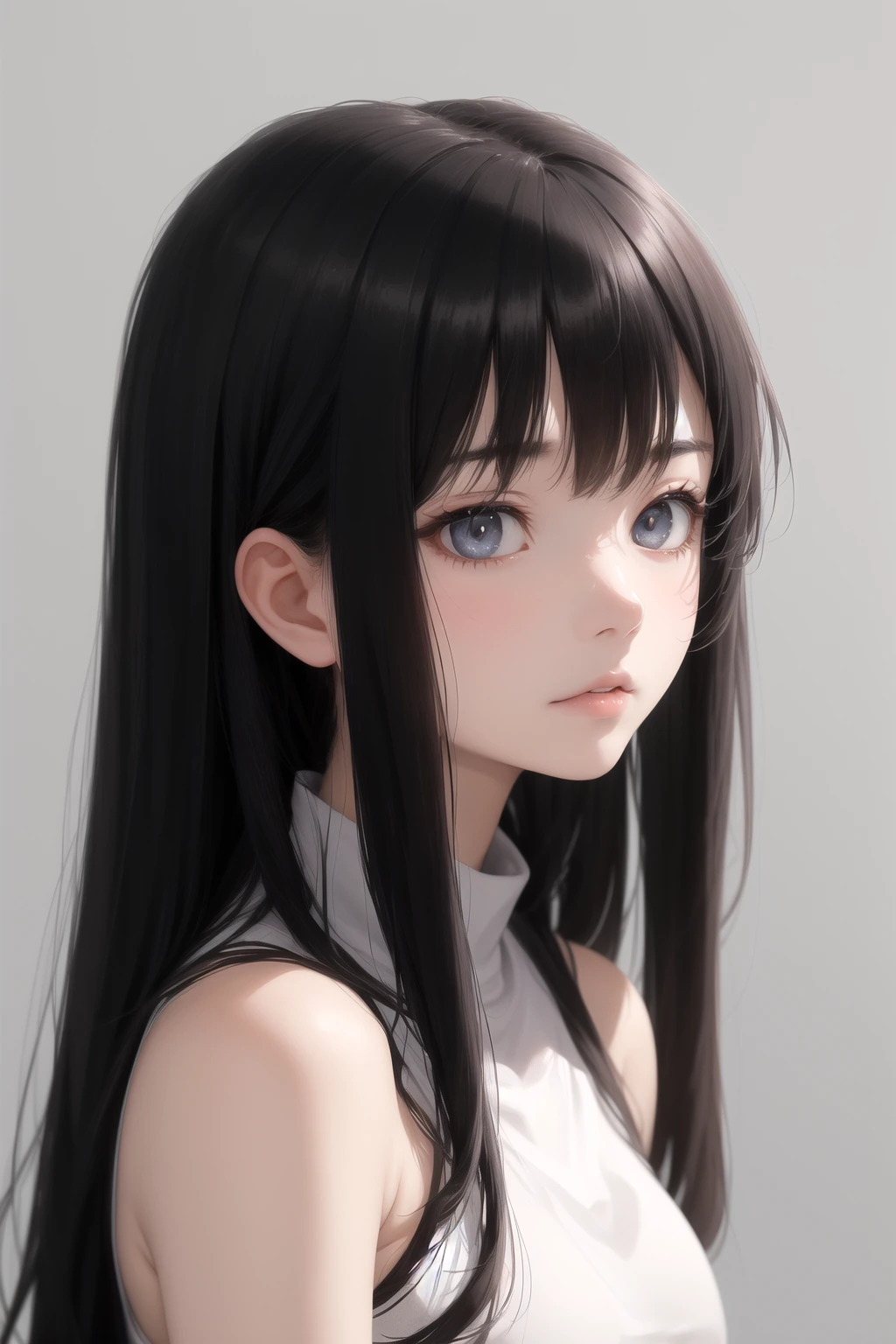 睨みつける(glaring)