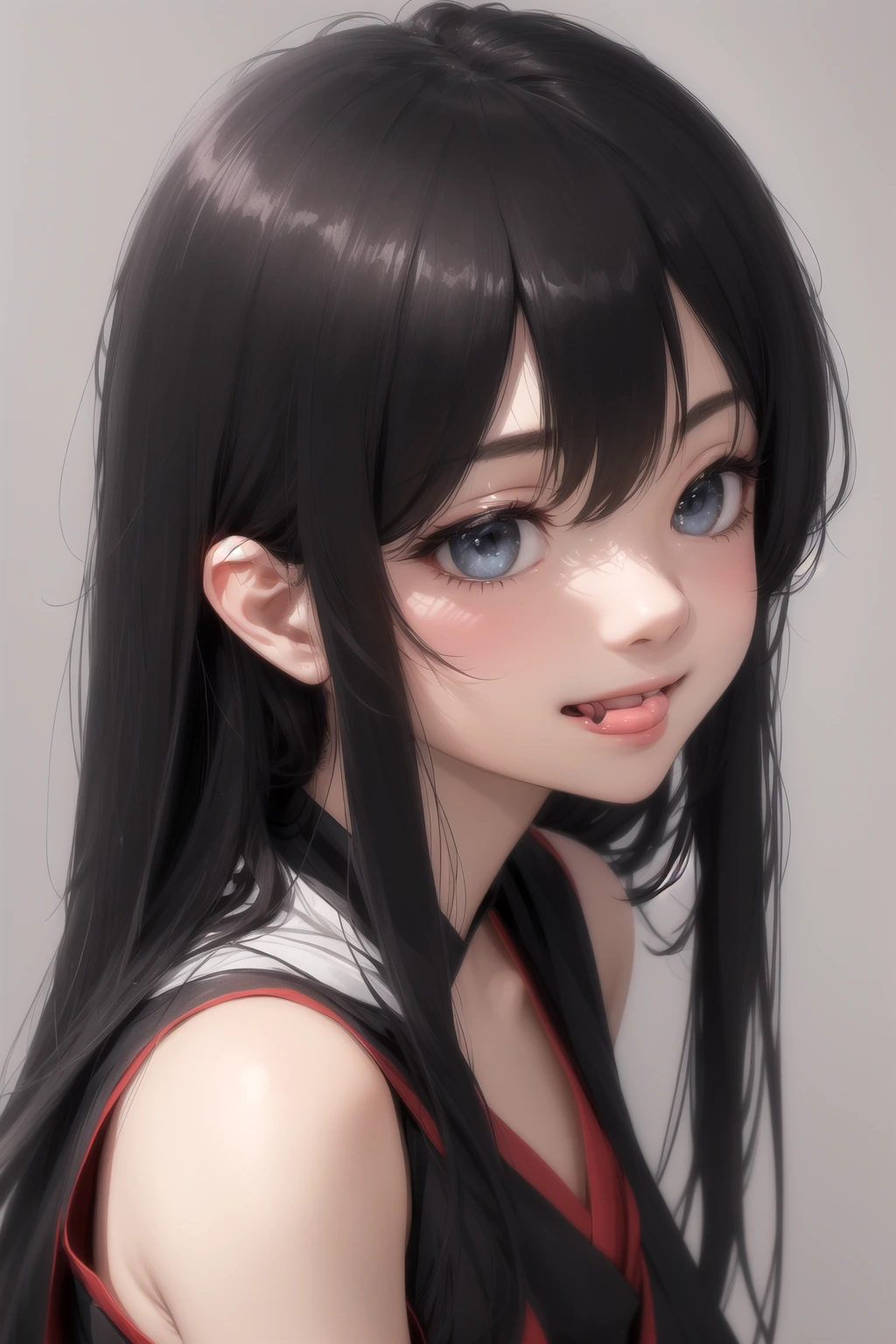 てへぺろ(tongue out)
