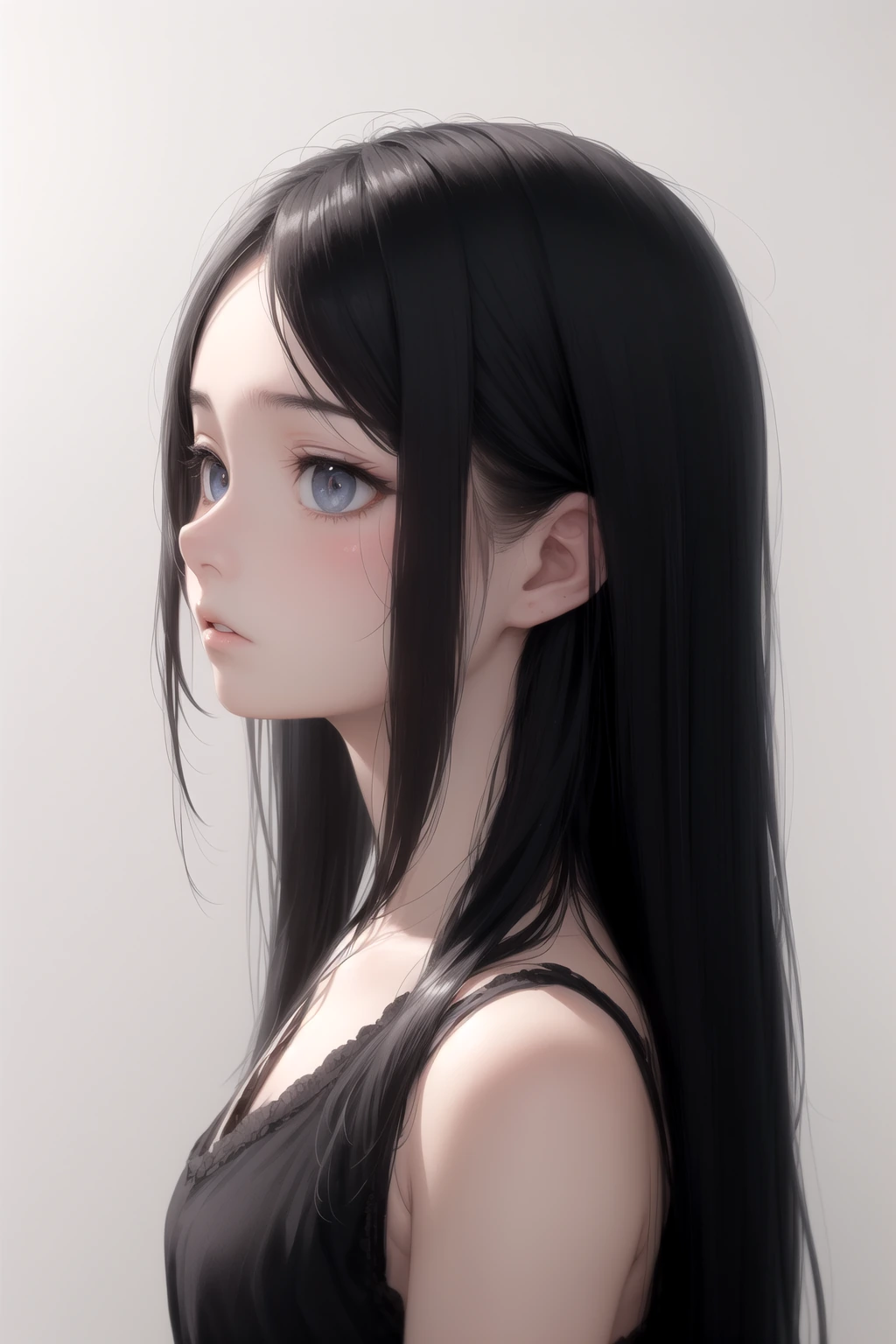 物思いに沈む(pensive)