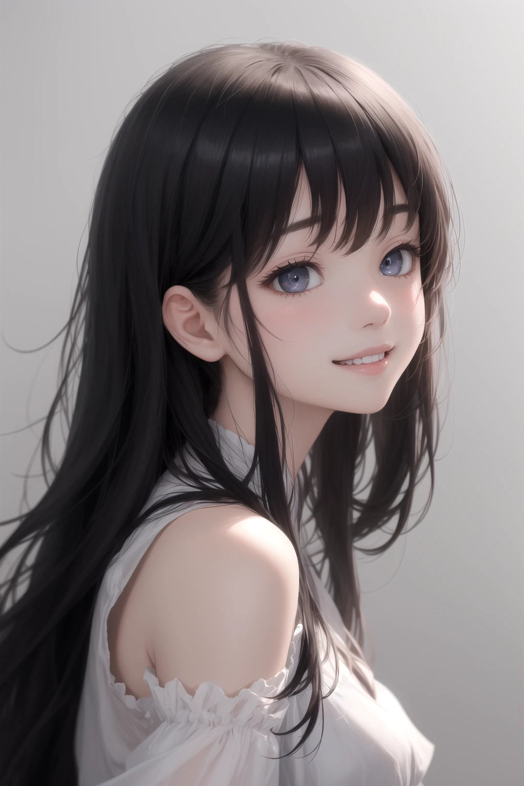 満面の笑み(beaming smile)