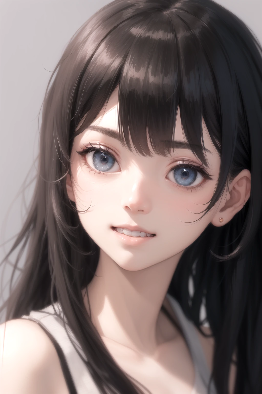 歯を見せた笑顔(toothy smile)