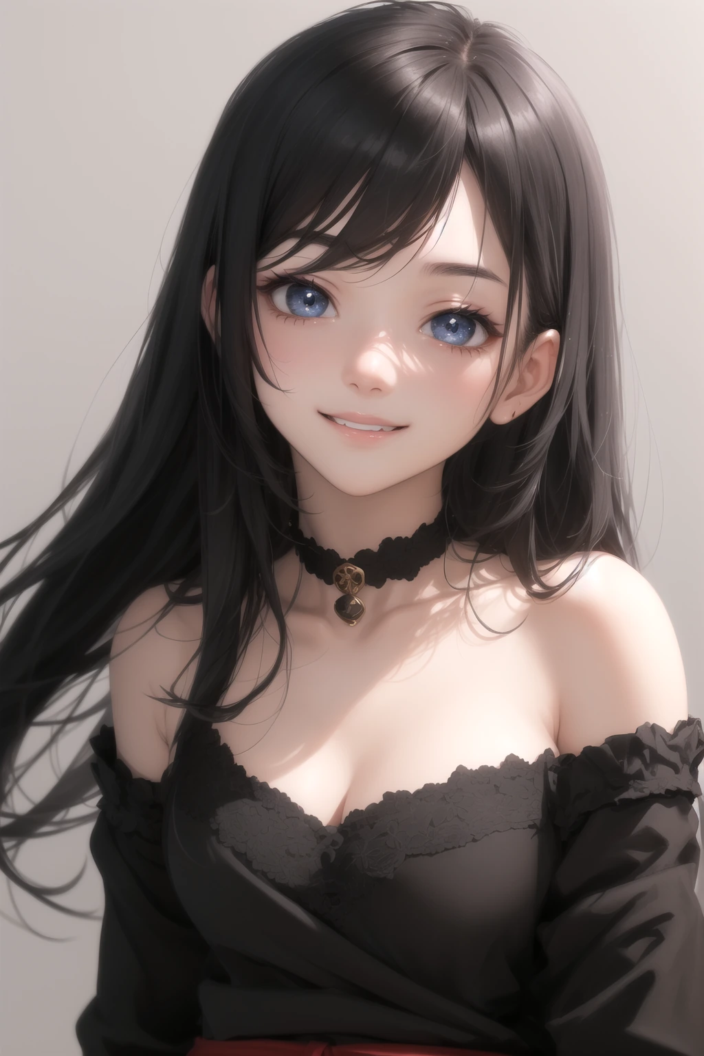 いたずらっぽい笑顔(mischievous smile)