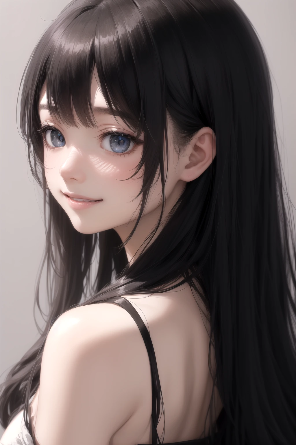 満足げな笑顔(content smile)