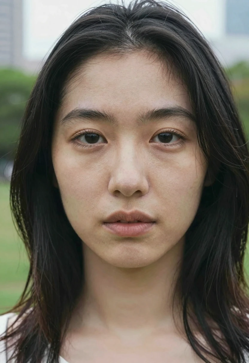 強いクローズアップ(intense closeup shot)