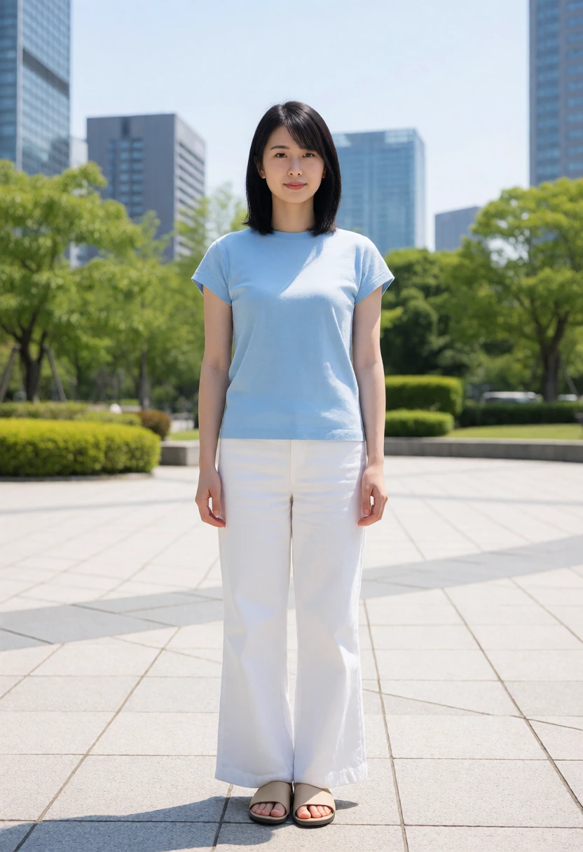 頭からつま先(head-to-toe shot)