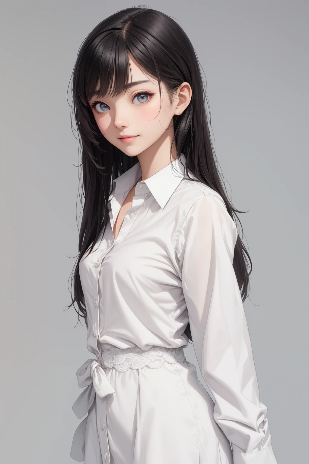 レギュラーカラーシャツ(白シャツ)
