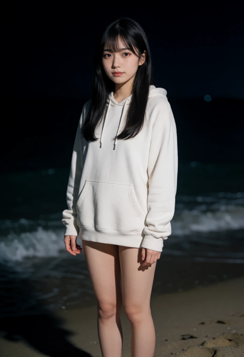 夜のビーチ