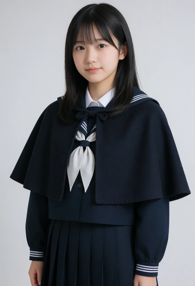 ケープ付き冬制服