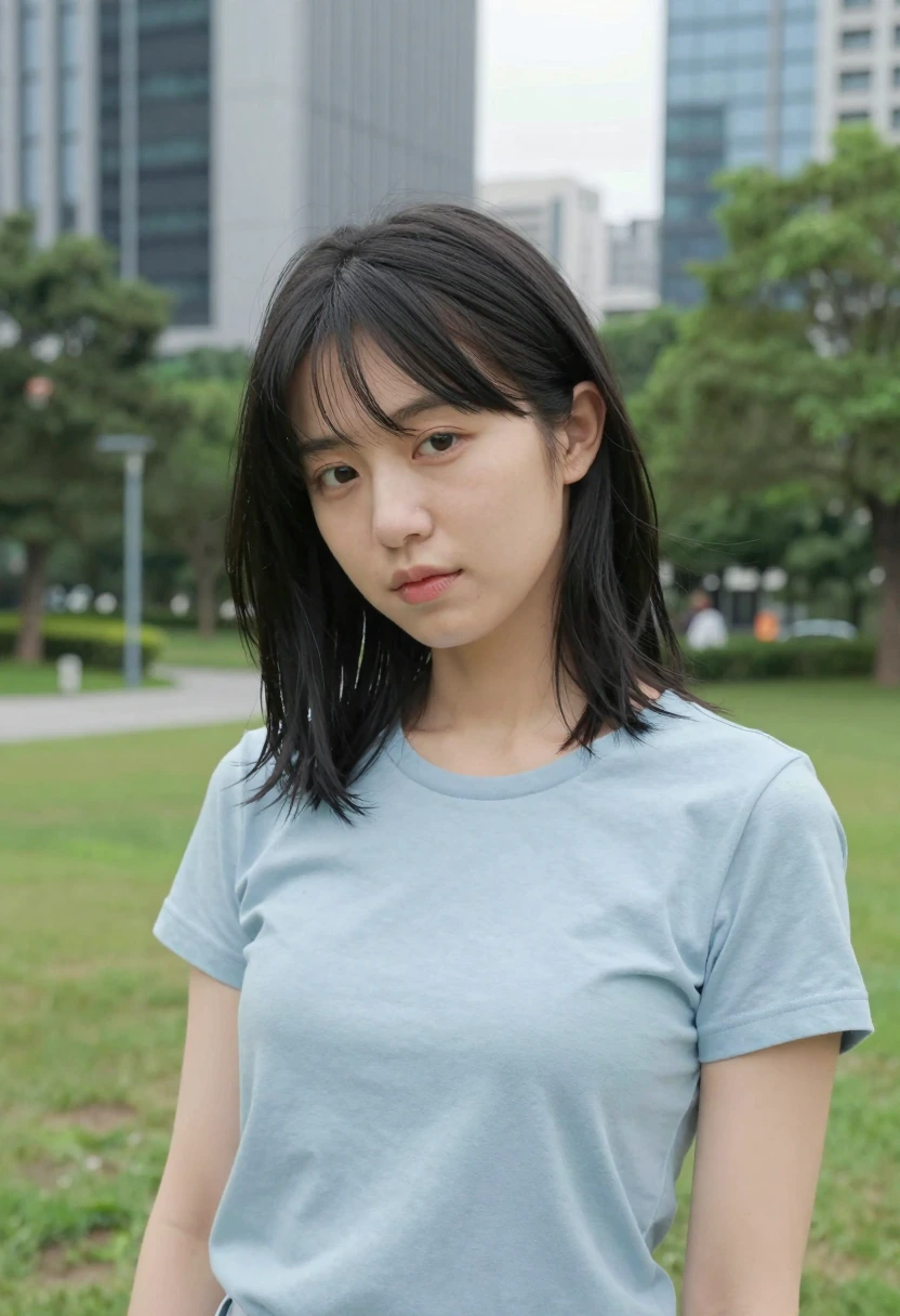 やや低い位置×見下ろす