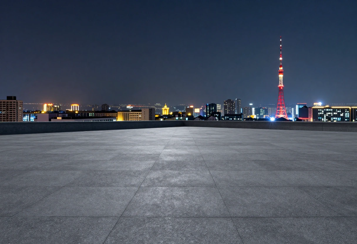 屋上からの夜景