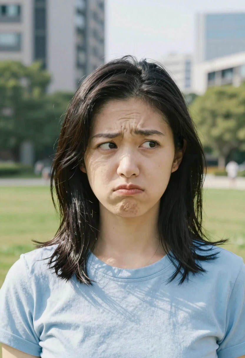 呆れて目を回す(rolling eyes)