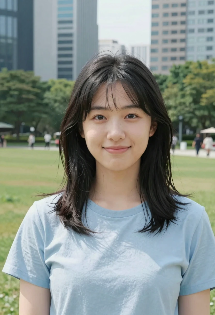 恥ずかしそうな笑顔(shy smile)