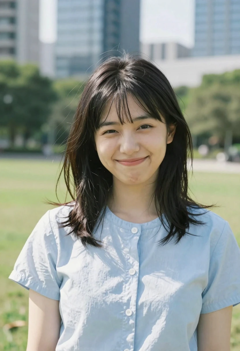 いたずらっぽい笑顔(mischievous smile)