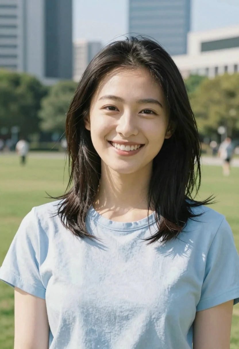 満足げな笑顔(content smile)